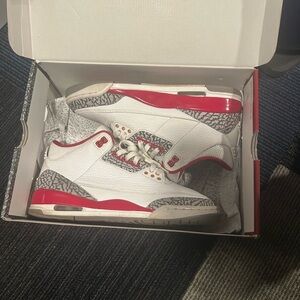 jordan 3 cardinal red